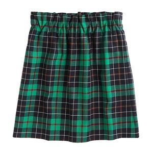 J.CREW TARTAN PLAID WOOL PAPERBAG SKIRT